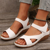 Women's Sandals 2025 Summer Sandals Women Heels Sandalias De Mujer Casual Wedges Footwear Summer Shoes Woman Soft Heeled Sandals