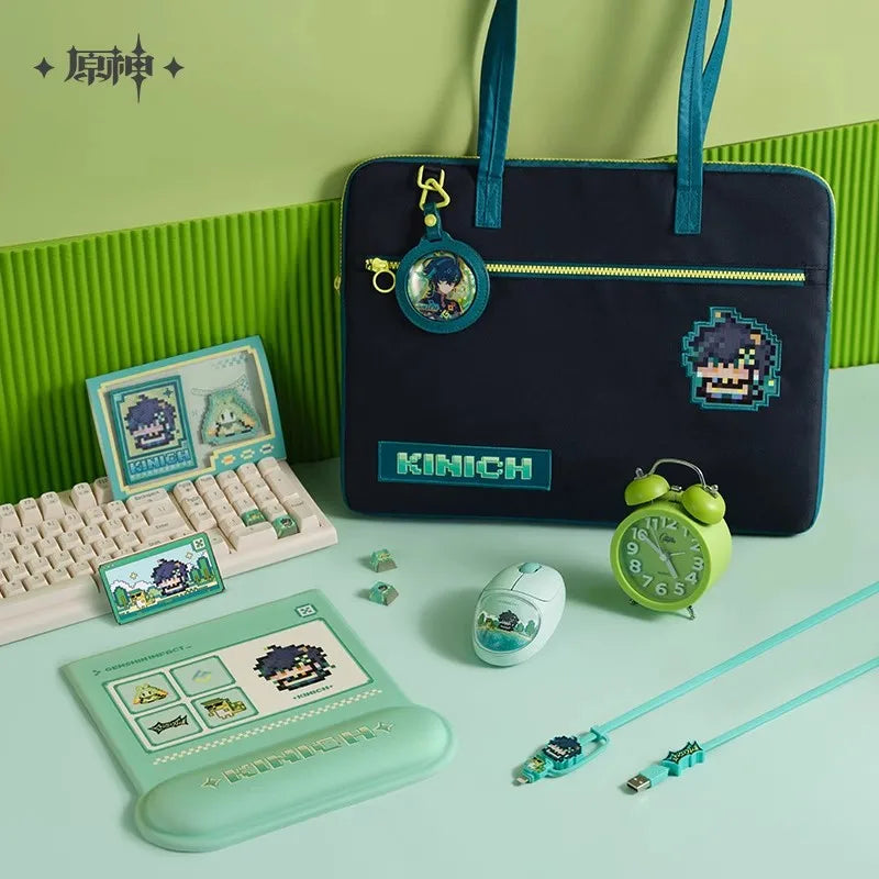 Genshin Mute Mouse Dual Mode 2.4G Bluetooth Wireless Office Mouse Kachina Kinich Mualani Mouse PC Accessories Office Mute Mice