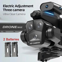 The C10 Quad-axis Folding 360° Obstacle Avoidance Drone Is Equipped With 2 Batteries, Optical Flow Positioning, And Remote Contr