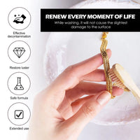 3Pcs Jewelry Cleaner Watch Cleaning Liquid Decontamination Quick Stains Removal Liquid Smooth Diamond Set Gold Cleaning Polish
