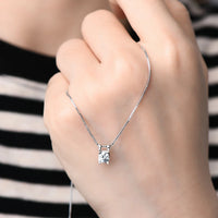 Real 0.5ct Moissanite Jewelry Sets for Women 18K Gold Plated 925 Sterling Silver Earrings Pendant Necklace Set Birthday Gift GRA