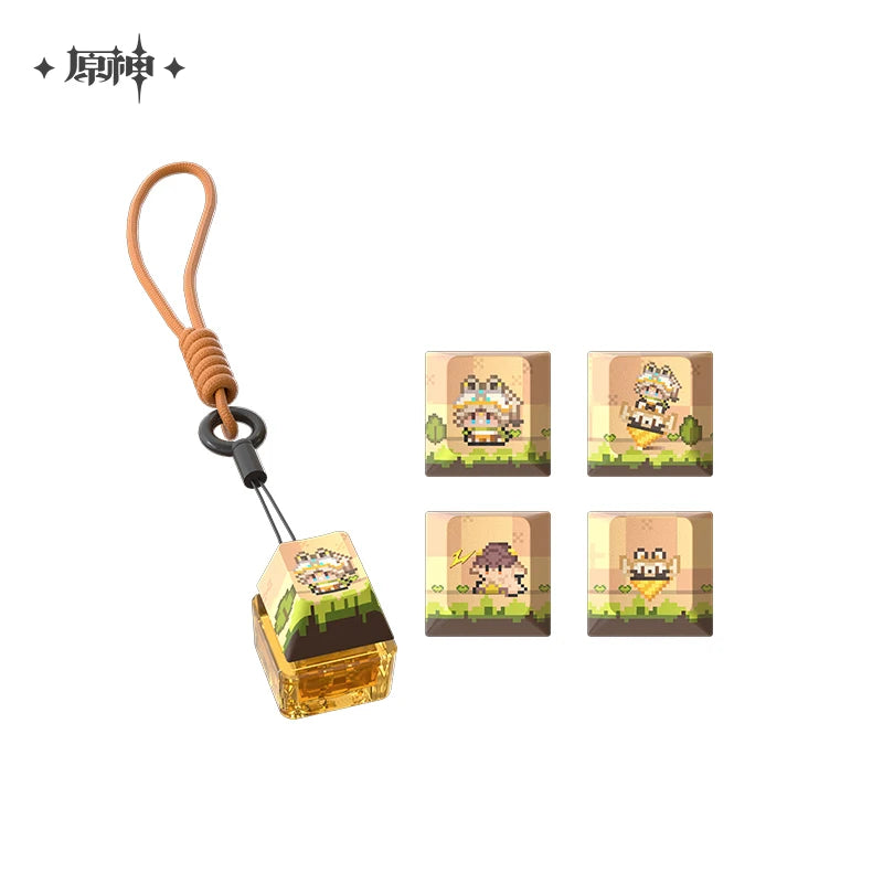 Genshin Mute Mouse Dual Mode 2.4G Bluetooth Wireless Office Mouse Kachina Kinich Mualani Mouse PC Accessories Office Mute Mice