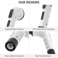Viladepot Electric Cleaning Brush 9 in 1 Multifunctional Wireless Rotatable Cleaning Brush Bathroom Kitchen Windows Toilet