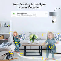 Jennov 2K/3MP Light Bulb Security Camera, 2.4Ghz Wi-Fi Security Camera Wireless Outdoor, 360° Indoor Light Socket Camera