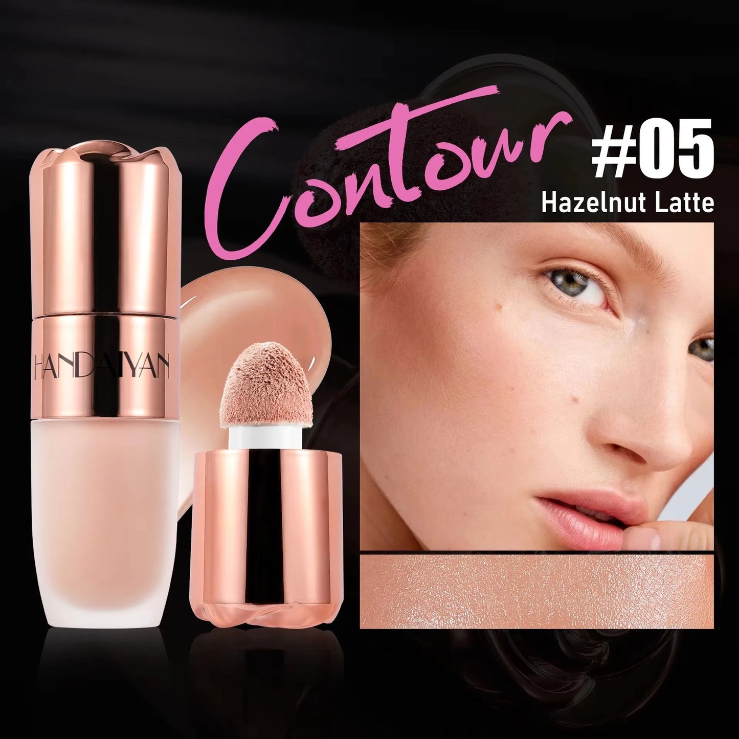8 Colors Face Foundation Concealer Waterproof Long Lasting Matte Cheek Contour Stick Highlighters Shadow Liquid Contour Stick.