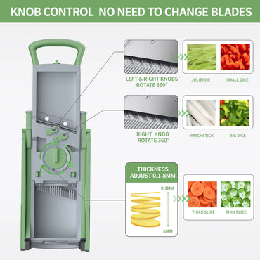 Kitchen Accessories Vegetable Grater Mandoline for Cutting Professional Vegetables Lemon Slicing Salad Chopper Kitchen Tools