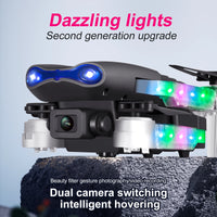 New E99Pro RC Dual Camera Drone 4K Professinal With 1080P Wide Angle HD Camera Foldable Helicopter WIFI FPV Height Hold Gift Toy