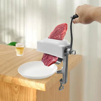 Meat Tenderizer Machine with Stainless Steel Gear Steak Flatten Cuber Rolling Meats Poultry Tenderizer Kitchen Tool