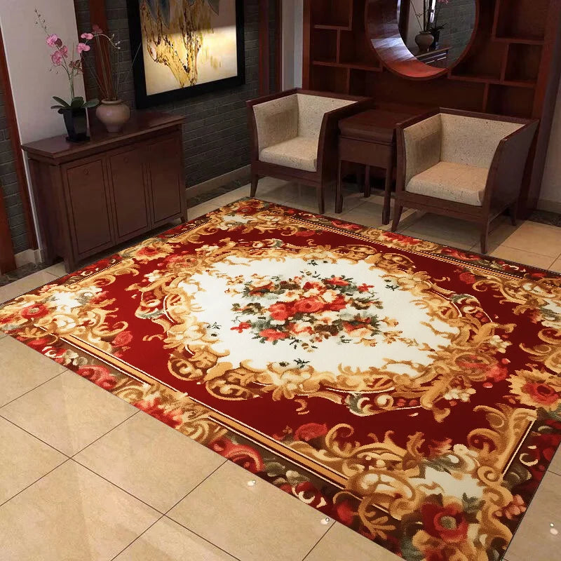 Persian CARPET FOR LIVE ROOM Carpets Decoration Home Retro Large Room Rugs Washable Bedroom Easy Cleaning Entrance Door Mat