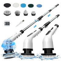 Viladepot Electric Cleaning Brush 9 in 1 Multifunctional Wireless Rotatable Cleaning Brush Bathroom Kitchen Windows Toilet