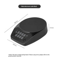 Mini coffee scale, Italian coffee bean weighing timer scale, coffee machine, kitchen small 0.1g coffee electronic scale