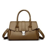 Genuine Brand Soft Pu Leather Small Casual Tote Hand Bags for Mother Quality Women Shoulder Crossbody Messanger Bag Summer Style