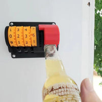 Automatic Counting Beer Opener Tools Beer Counter Bottle Opener Creative Wall Corkscrew Beer Counter for Kitchen Bar Restaurant